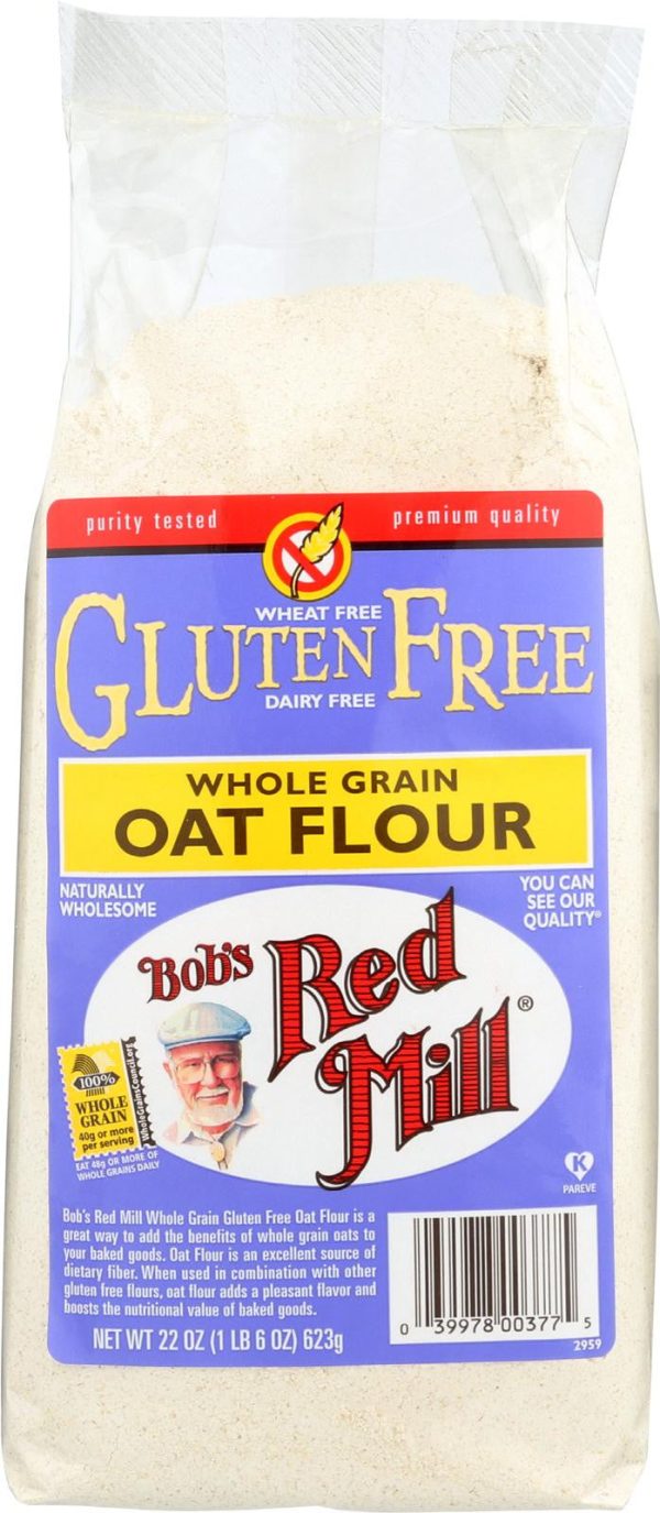 Bob s Red Mill Gluten Free Oat Flour - 22 Oz - Case Of 4 Online Hot Sale