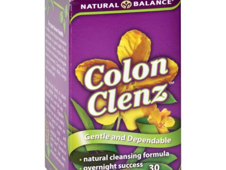 Natural Balance Colon Clenz - 30 Vegetarian Capsules Hot on Sale