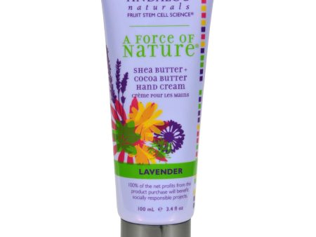 Andalou Naturals Hand Cream Lavender Shea - 3.4 Fl Oz Online Hot Sale