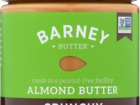 Barney Butter Almond Butter - Crunchy - Case Of 6 - 10 Oz. Supply