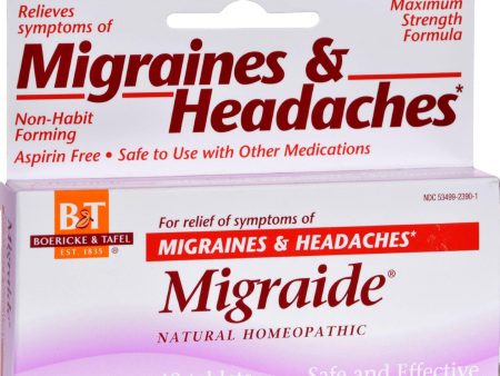 Boericke And Tafel Migraide - 40 Tablets For Discount