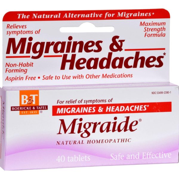 Boericke And Tafel Migraide - 40 Tablets For Discount