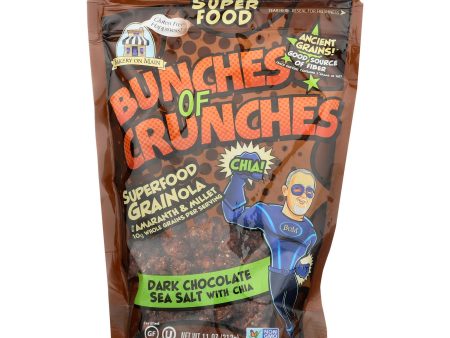 Bakery On Main Bunches Of Crunches Granola - Dark Chocolate Sea Salt - Case Of 6 - 11 Oz. For Sale