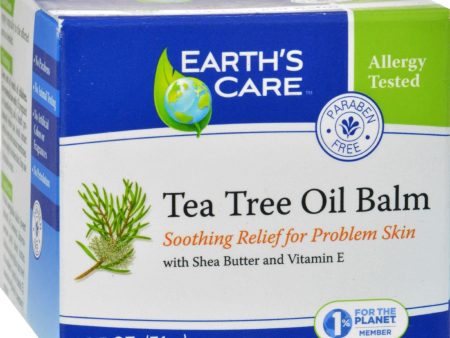 Earth s Care Tea Tree Oil Balm - 2.5 Oz Online