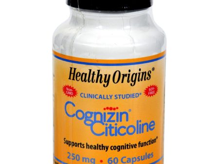 Healthy Origins Cognizin Citicoline - 250 Mg - 60 Capsules For Cheap