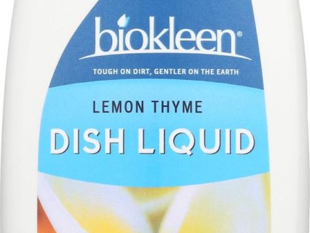 Biokleen Dish Liquid - Natural - Lemon Thyme - 25 Oz - Case Of 6 Fashion