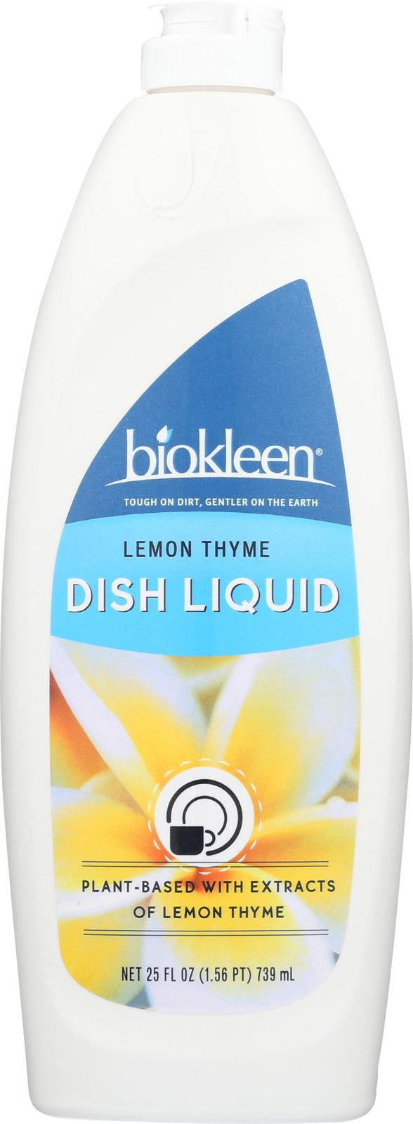 Biokleen Dish Liquid - Natural - Lemon Thyme - 25 Oz - Case Of 6 Fashion