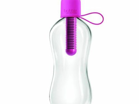 Bobble Water Bottle - With Carry Tether Cap - Medium - Magenta - 18.5 Oz Hot on Sale