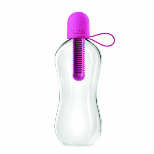 Bobble Water Bottle - With Carry Tether Cap - Medium - Magenta - 18.5 Oz Hot on Sale