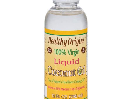 Healthy Origins Coconut Oil - Liquid - 100 Percent Virgin - 10 Oz Fashion