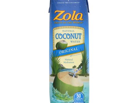 Zola Acai Coconut Water - Natural - Case Of 12 - 33.8 Fl Oz. Online Sale