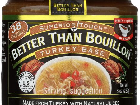 Better Than Bouillon Seasoning - Turkey Base - Case Of 6 - 8 Oz. Online now