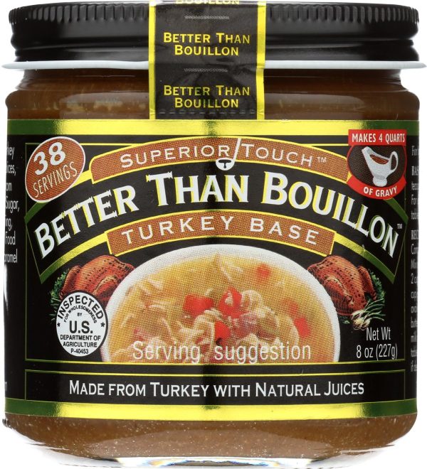 Better Than Bouillon Seasoning - Turkey Base - Case Of 6 - 8 Oz. Online now