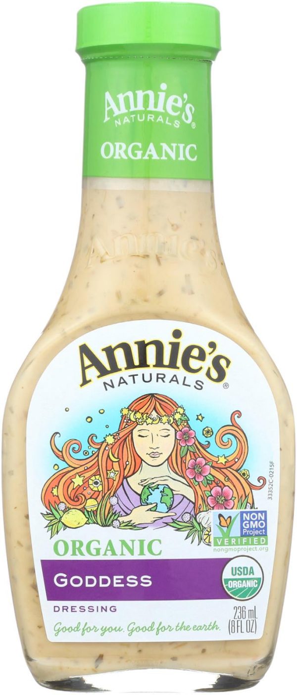 Annie s Naturals Organic Dressing Goddess - Case Of 6 - 8 Fl Oz. on Sale