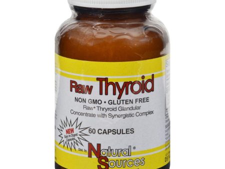 Natural Sources Raw Thyroid - 60 Tablets Cheap