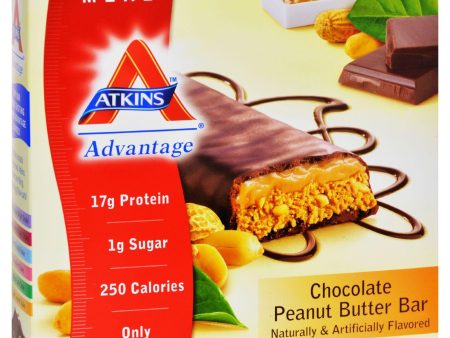 Atkins Advantage Bar Chocolate Peanut Butter - 5 Bars Discount