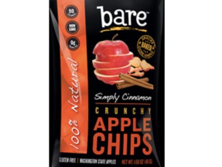 Bare Fruit Cinnamon Apple Chips - Case Of 24 Sale