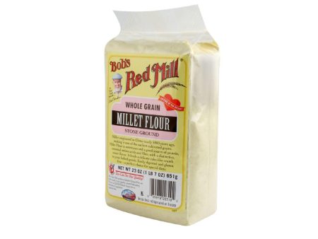 Bob s Red Mill Millet Flour - 23 Oz - Case Of 4 Online now