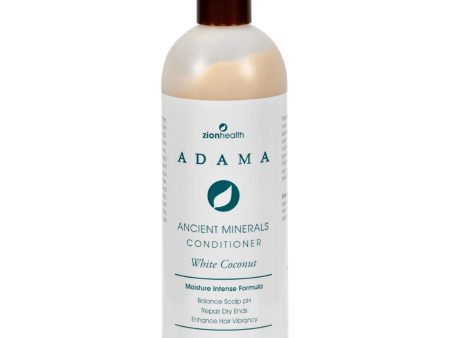 Zion Health Adama Minerals Anti Frizz Conditioner - White Coconut - 16 Fl Oz For Sale