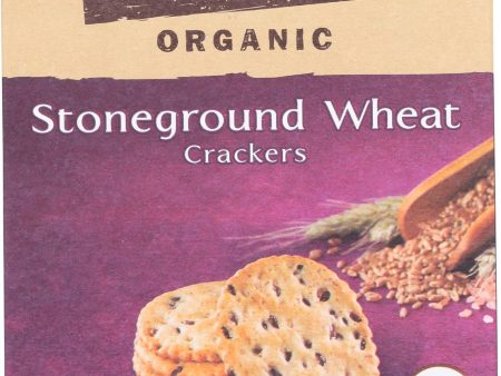 Back To Nature Crackers - Organic Stoneground Wheat - Case Of 6 - 6 Oz. Cheap