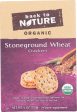 Back To Nature Crackers - Organic Stoneground Wheat - Case Of 6 - 6 Oz. Cheap