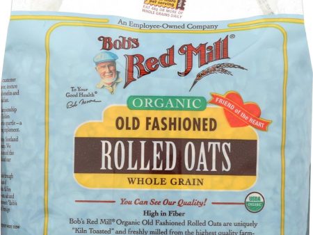 Bob s Red Mill Organic Old Fashioned Rolled Oats - 32 Oz - Case Of 4 Discount