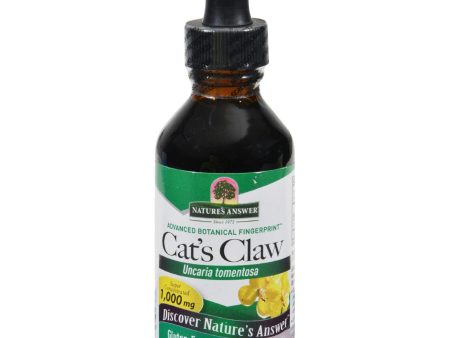 Nature s Answer Cat s Claw Inner Bark Alcohol Free - 2 Fl Oz Online Sale