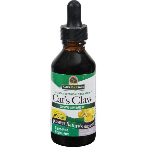 Nature s Answer Cat s Claw Inner Bark Alcohol Free - 2 Fl Oz Online Sale