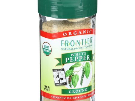 Frontier Herb Pepper - Organic - Fair Trade Certified - White - Ground - 1.98 Oz Sale