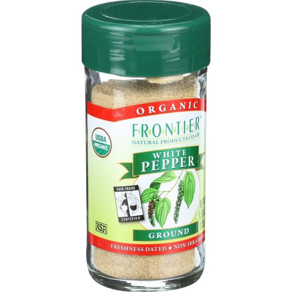 Frontier Herb Pepper - Organic - Fair Trade Certified - White - Ground - 1.98 Oz Sale