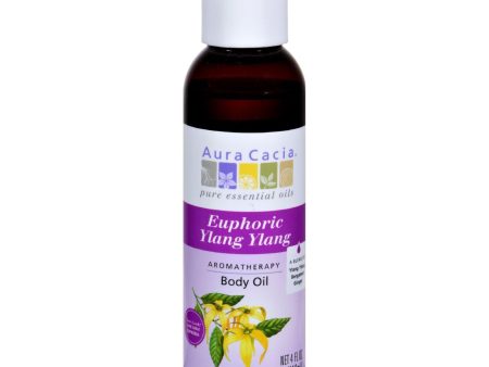 Aura Cacia Aromatherapy Body Oil Euphoria - 4 Fl Oz Fashion