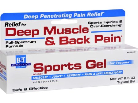 Boericke And Tafel Sports Gel - 2.5 Oz Online Hot Sale