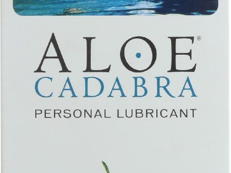 Aloe Cadabra Natural Organic Personal Lubricant - Natural Aloe Unscented - 2.5 Oz For Cheap