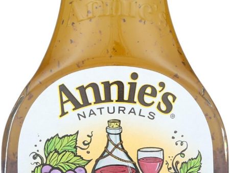 Annie s Naturals Vinaigrette Organic Red Wine And Olive Oil - Case Of 6 - 8 Fl Oz. Sale