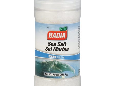 Badia Spices Course Sea Salt - Case Of 12 - 9.5 Oz. Online