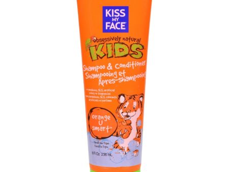 Kiss My Face Kids Shampoo And Conditioner Orange U Smart - 8 Fl Oz Hot on Sale