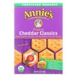 Annie s Homegrown Organic Cheddar Classic Crackers - Case Of 12 - 6.5 Oz. Fashion