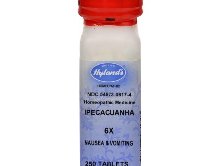 Hylands Homeopathic Ipecacuanha 6x - 250 Tablets Fashion