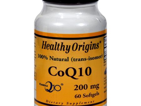 Healthy Origins Coq10 - 200 Mg - 60 Softgels Sale