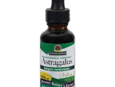 Nature s Answer Astragalus Root Alcohol Free - 1 Fl Oz Sale