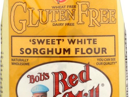 Bob s Red Mill Gluten Free Sweet White Sorghum Flour - 22 Oz - Case Of 4 Supply