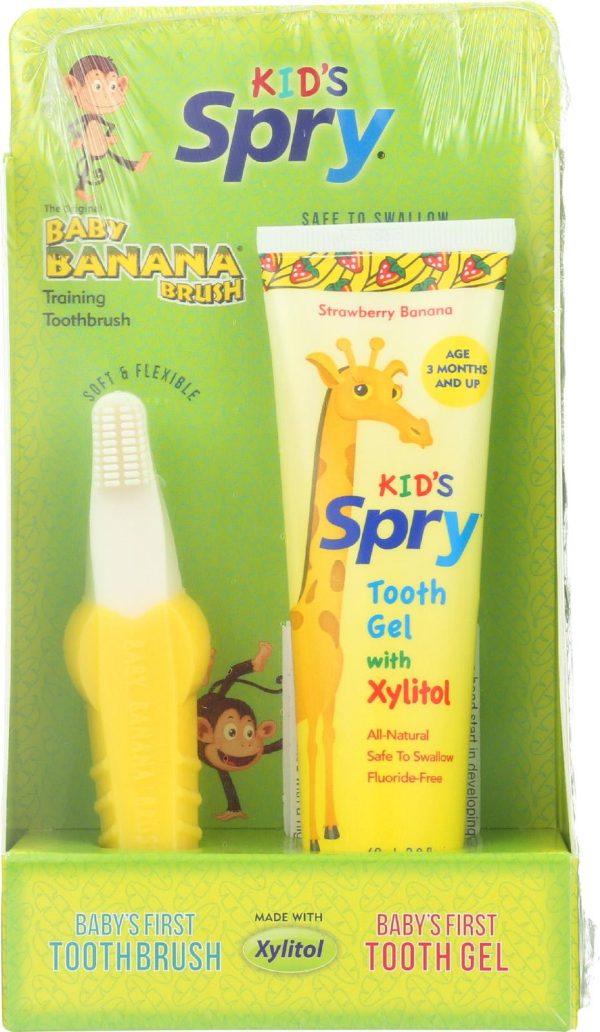 Spry Brush Kit - Kid s Baby Banana - Case Of 1 on Sale