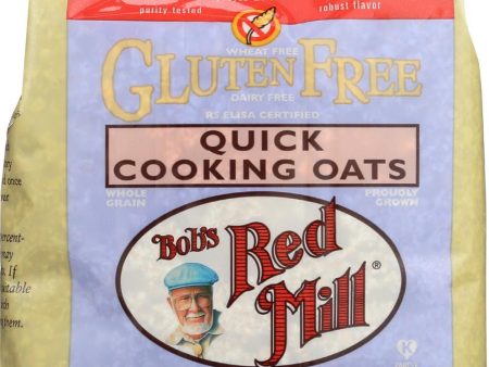 Bob s Red Mill Gluten Free Quick Cooking Rolled Oats - 32 Oz - Case Of 4 Online Hot Sale