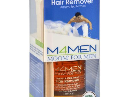 Moom Organic For Men Hair Removal System Kit - 6 Oz Online now