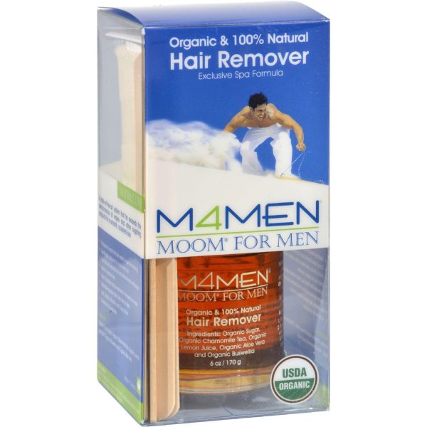 Moom Organic For Men Hair Removal System Kit - 6 Oz Online now