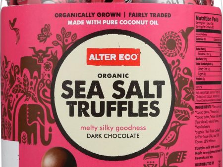 Alter Eco Americas Organic Truffles - Sea Salt - .42 Oz - Case Of 60 Online Hot Sale