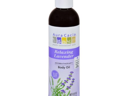 Aura Cacia Aromatherapy Body Oil Lavender Harvest - 8 Fl Oz on Sale