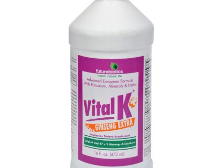 Futurebiotics Vital K Plus Ginseng Extra - 16 Fl Oz on Sale