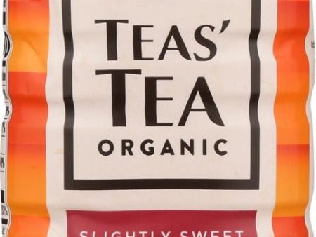 Tea s Organic Black Tea - Lightly Sweet Peach Ginger - Case Of 12 - 16.9 Fl Oz. Online Sale