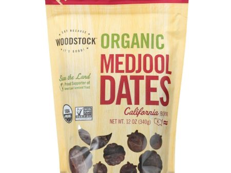 Woodstock Fruit - Organic - Dates - Medjool - California - Fancy - 12 Oz - Case Of 8 Fashion